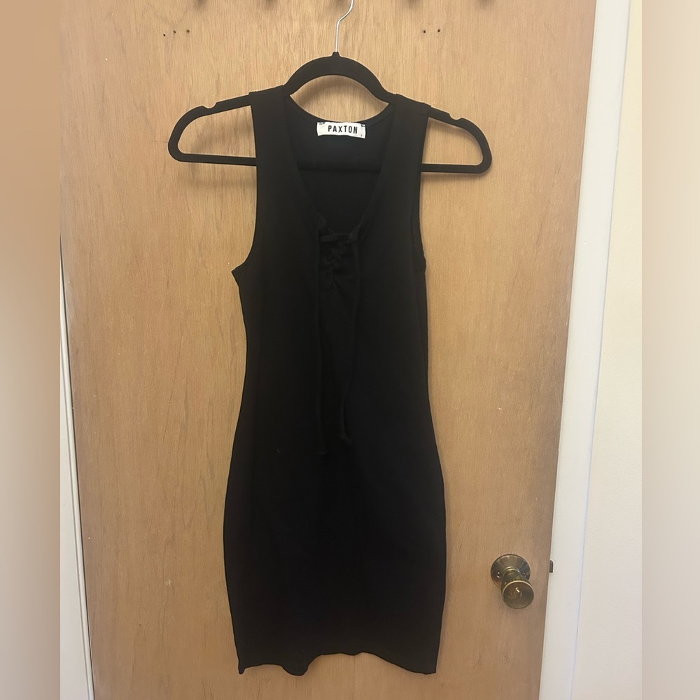 Paxton Black Sleeveless Dress